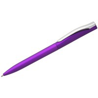 Фото Ручка шариковая Pin Silver, фиолетовая из брендовой коллекции Open