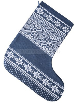 Фото Носок для подарков «Скандик», синий «Сделано в России»