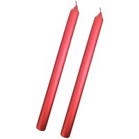 Ароматические свечи подарочные, 2 шт,  красный,  воск, 30 см