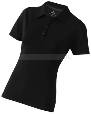 Фото Рубашка поло "Markham" женская, антрацит/черный «Elevate», XL