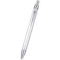 Ручка шариковая Madrid, серебряный, черные чернила и ручки с гравировкой