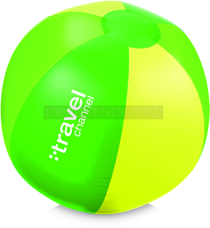 Фото Мяч надувной пляжный "Trias", зеленый