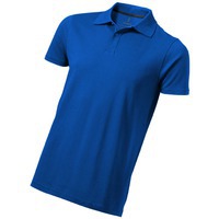Фотография Рубашка поло Seller мужская, синий, мировой бренд Elevate