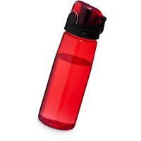 Фотография Бутылка спортивная Capri на 700 мл, прозрачный красный
