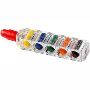 Фото Набор восковых карандашей Crayton 6 цветов (прозрачный, разноцветный)