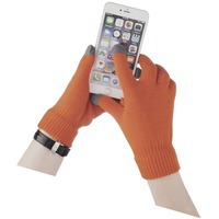 Сенсорные перчатки Scroll, оранжевые и телефонные аксессуары