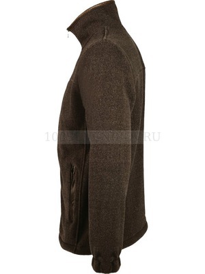 Фото Мужская куртка коричневая из флиса из флиса с изнанкой под овчину NEPAL, размер XL