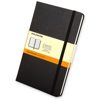 Записная книжка Moleskine Classic (в линейку), Pocket (9х14 см), черный