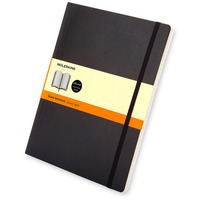 Записная книжка Moleskine Classic Soft (в линейку), ХLarge (19х25 см), черный и молескины ежедневники