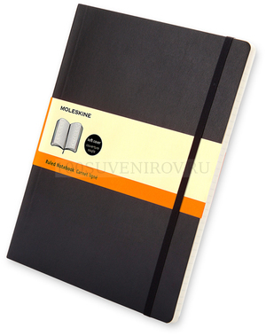 Фото Записная книжка Moleskine Classic Soft (в линейку), ХLarge (19х25 см), черный