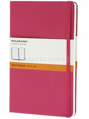 Фото Записная книжка Moleskine Classic (в линейку), Large (13х21см), розовый