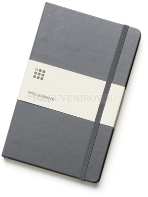 Фото Записная книжка Moleskine Classic (в линейку), Pocket (9х14 см), серый