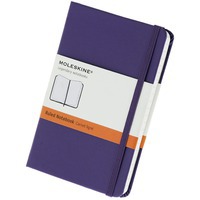Картинка Записная книжка Moleskine Classic (в линейку), Pocket (9х14 см), фиолетовый