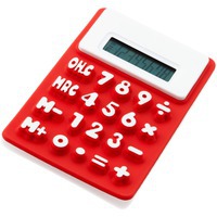 Гибкий калькулятор "Splitz", красный
