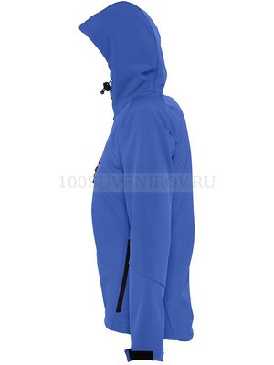 Фото Куртка женская с капюшоном Replay Women, ярко-синяя XXL «Sols»