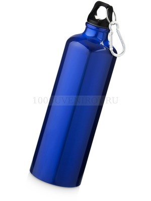 Фото Бутылка "Pacific" с карабином, объем 770 мл, синий