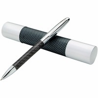 Изображение Ручка шариковая Winona в подарочной цилиндрической коробке, черные чернила