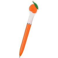 Ручка с лого шариковая  Апельсин, оранжевый