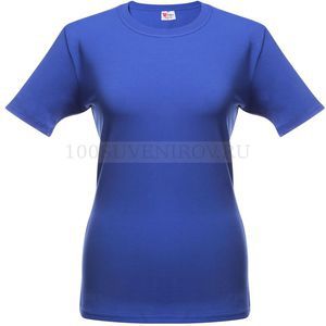 Фото Футболка женская T-bolka Stretch Lady, ярко-синяя (royal) XL