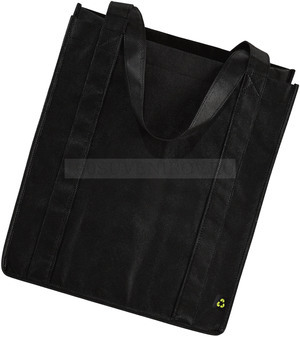 Фото Сумка LIBERTY для шопинга из нетканого материала, под нанесение логотипа, 33 х 25,4 х 36,8 см, высота ручек 25,4 см.  (черный)