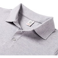 Картинка Рубашка поло мужская Virma light, серый меланж S, дорогой бренд Unit