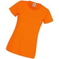 Футболка женская "Original T", оранжевый_M, 100% хлопок, 145 г/м2