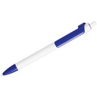 FORTE, ручка шариковая, белый/синий, пластик