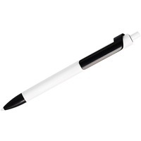 FORTE, ручка шариковая, белый/черный, пластик