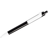 FORTE, ручка шариковая, черный/белый, пластик