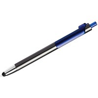 PIANO TOUCH, ручка шариковая со стилусом для сенсорных экранов, графит/синий, металл/пластик