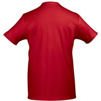 Фотография Футболка мужская MADISON 170, красная с белым, дорогой бренд Sol's