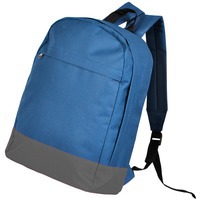 Рюкзак "URBAN",  синий/серый, 39х29х12 cм, полиестер 600D,  шелкография