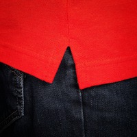 Изображение Рубашка поло Virma Stripes, красная S