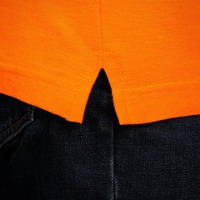 Фотография Рубашка поло Virma Stripes, оранжевая S от модного бренда Unit