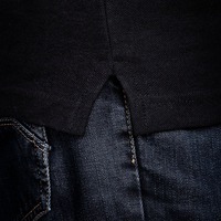 Изображение Рубашка поло Virma Stripes, черная L от популярного бренда Unit