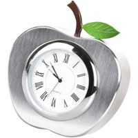 Часы настольные "Серебряное яблоко"