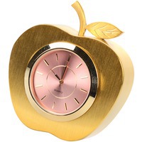 Часы с логотипом компании настольные Золотое яблоко