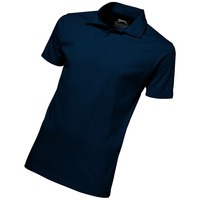 Картинка Рубашка поло Let мужская, темно-синий в каталоге Slazenger