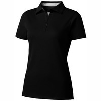 Фото Рубашка поло Hacker женская, черный/серый, магазин Slazenger