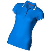 Картинка Рубашка поло Deuce женская, небесно-голубой, мировой бренд Slazenger