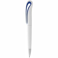Ручка шариковая "Swansea", синие чернила, белый/ярко-синий