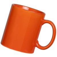 Кружка, оранжевая и дизайнерская посуда