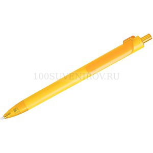 Фото FORTE SOFT, ручка шариковая, желтый, пластик, покрытие soft