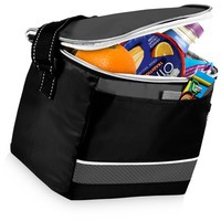 Спортивная сумка-холодильник "Levi", черный/серый