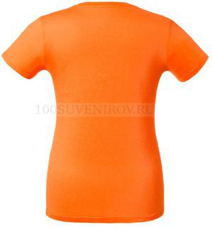 Фото Футболка женская T-bolka Lady, оранжевая S