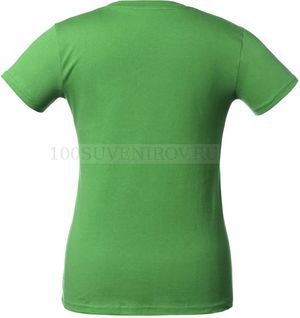 Фото Футболка женская T-bolka Lady, ярко-зеленая XL