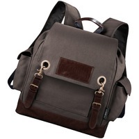 Рюкзак именной, коричнево-серый