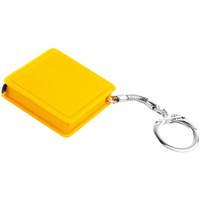 Брелок-рулетка на ключи, 1 м, желтый