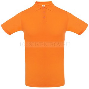 Фото Рубашка поло мужская Virma light, оранжевая 3XL «Unit»