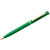 Ручка шариковая Euro Gold, зеленая